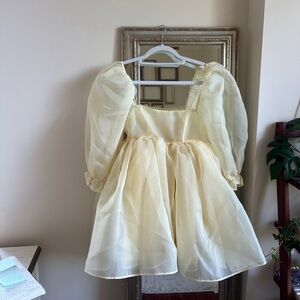 Selkie Banana Puff Dress